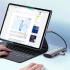 LDNIO DS-15U USB Type c Hub 5 in 1 USB Hub Multi-Function Adapter for MacBook Pro and Type C Windows Laptops - Gray